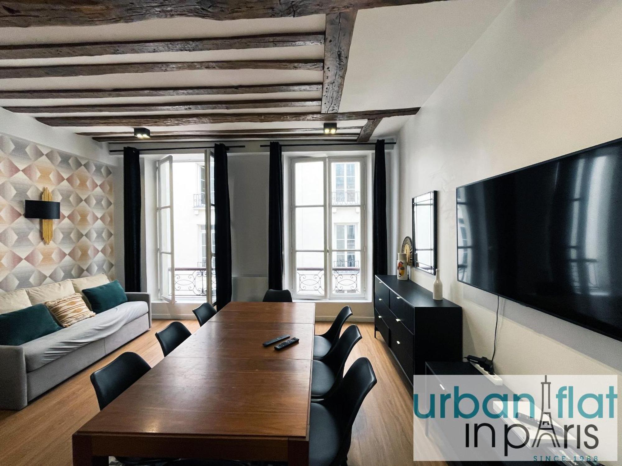 Appartement Urban Flat 108 - Classic Parisian 4 Bdr Flat *